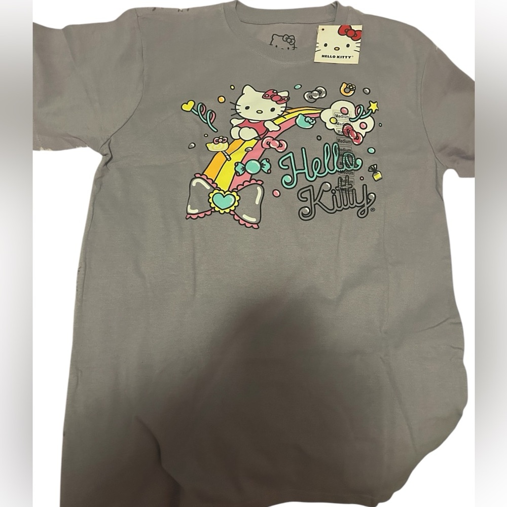 purple hello kitty shirt